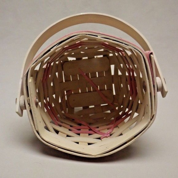 Longaberger 2001 HOH / ACS Basket Combo, with Liner, Protector, Lid and Tie-On - Picture 10 of 13